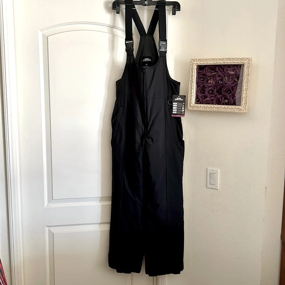 Sport Essentials / Snow Bibs / Black~New With Tag - Picture 10 of 10